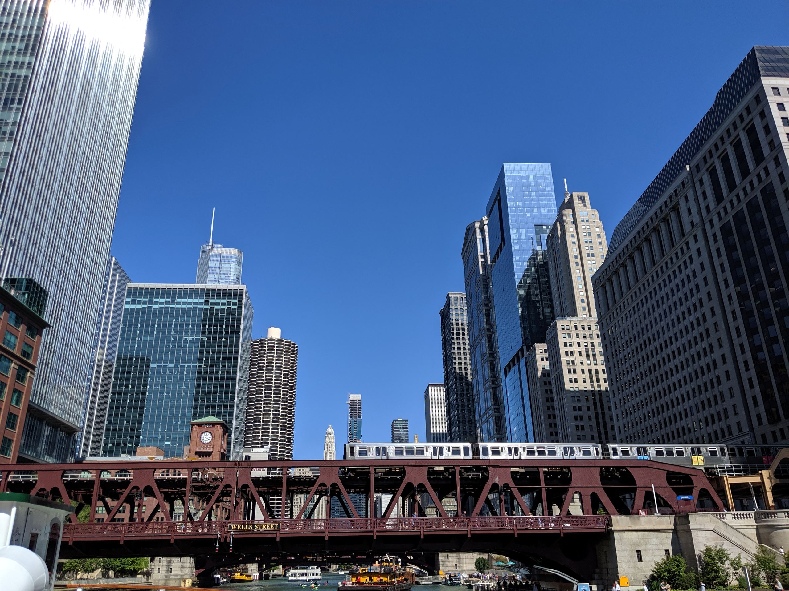 view of sky scrapers