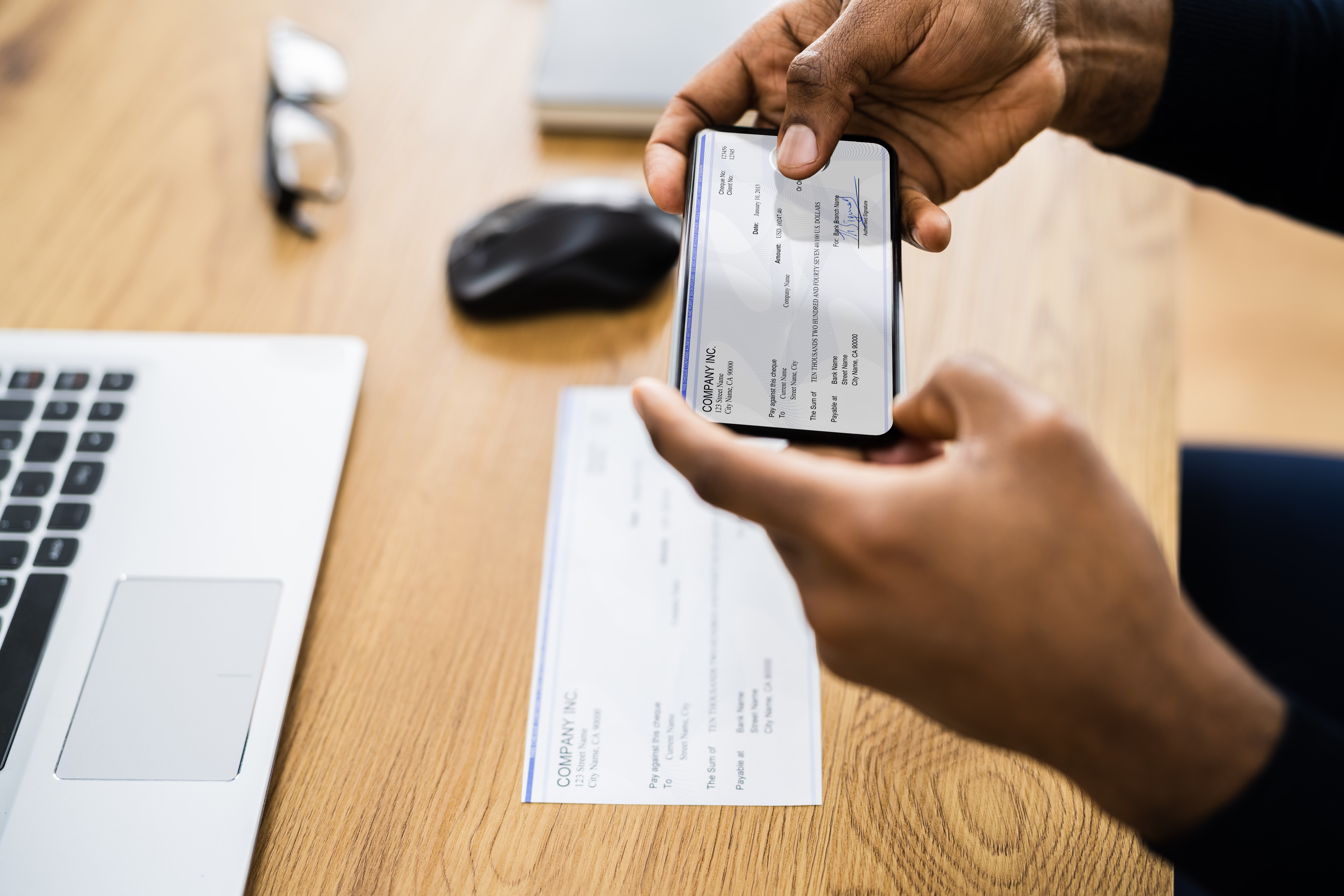 mobile deposit with phone